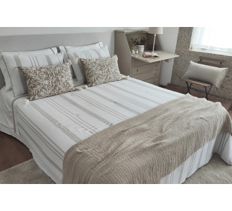 Edredón Menorca beige