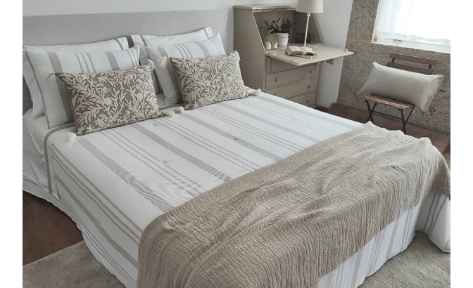 Duvet Menorca beige