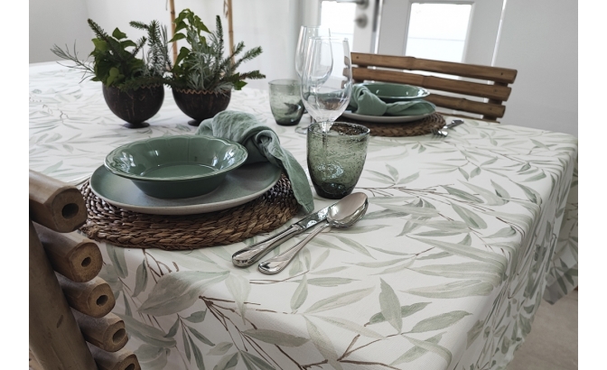 Tablecloth Salgueiro green