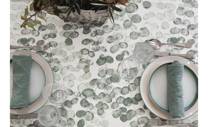 Nappe anti-taches Balões vert