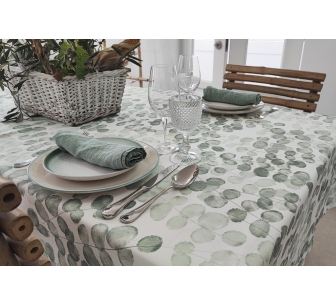 Tablecloth Balões green