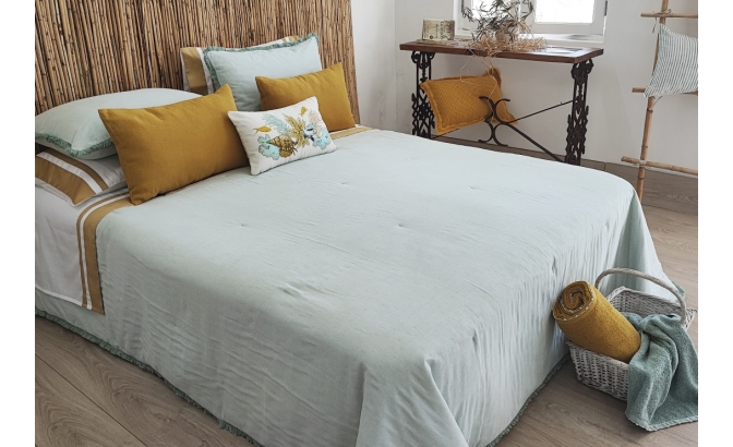 Édredon F.Alasca vert d'eau