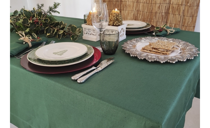 Nappe vert foncé