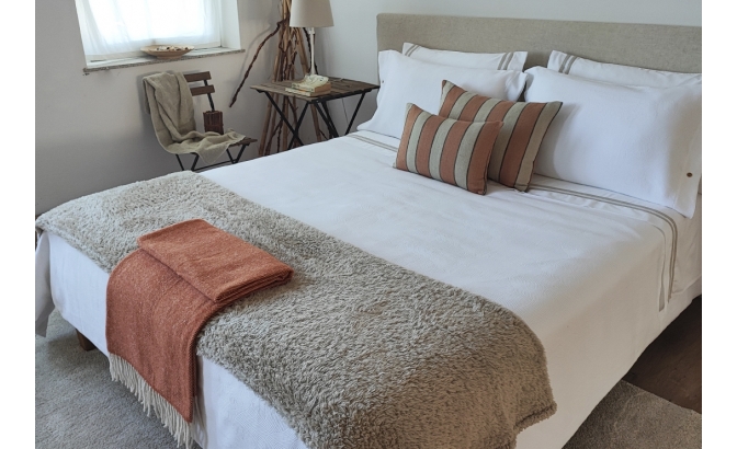 Set de housse de couette Amalfi blanc