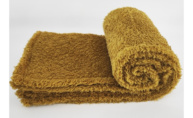 Blanket Tedy mustard