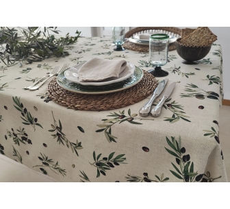 Nappe anti-taches Olives