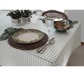 Nappe Vichy menthe