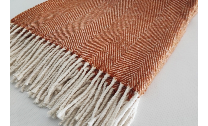 Orange cob blanket