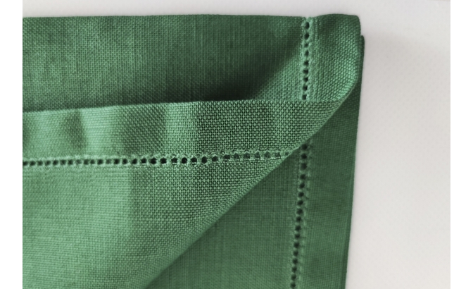 Serviette vert foncé