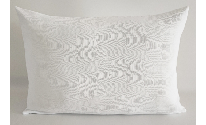 White Amalfi pillowcase