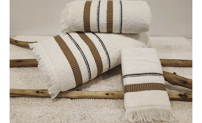 Set de bain Empire beige...