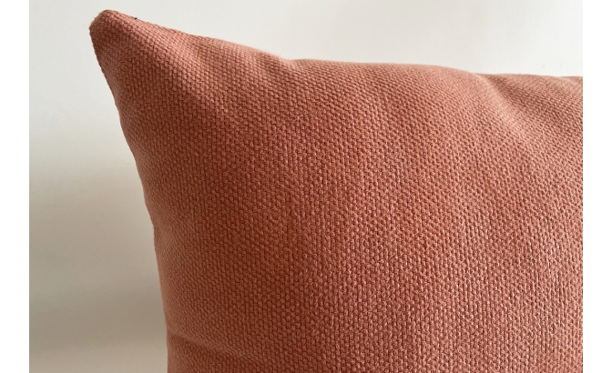 Almofada Canvas Coral