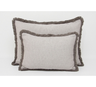 Coussin Alasca Liso gris