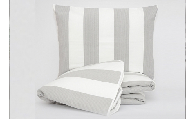 Édredon Belize gris