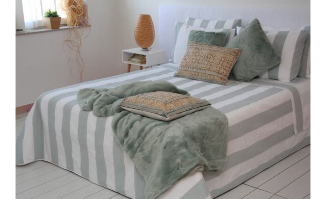 Edredón Belize verde