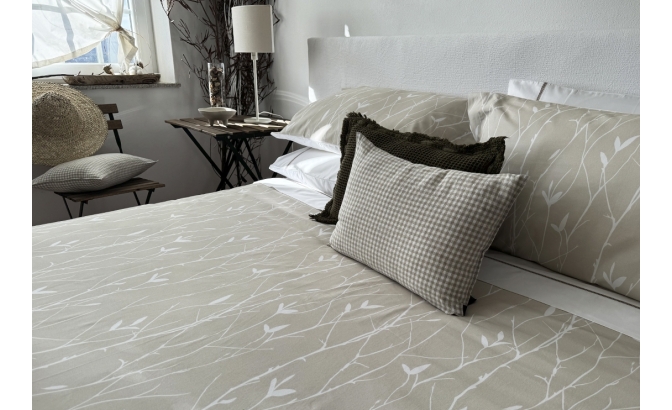 Conjunto saco edredão Funchal beige