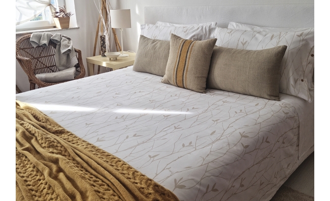 Set de housse de couette Funchal blanc