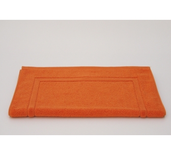Tapis de bain orange