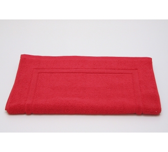 Saída de banho vermelho