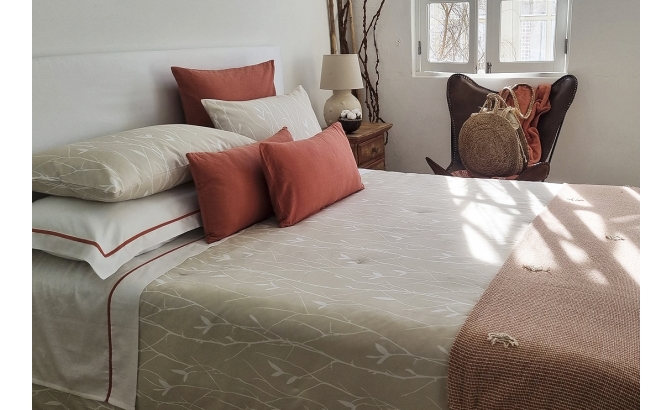 Edredón Funchal beige