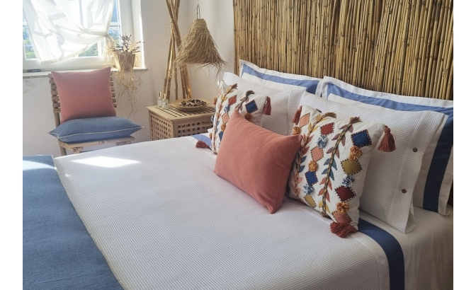 White Detroit duvet bag set