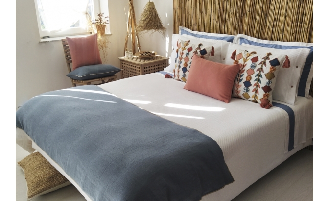 White Detroit duvet bag set