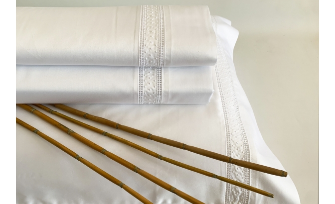 Drap de dessus avec oreillers Bolin...