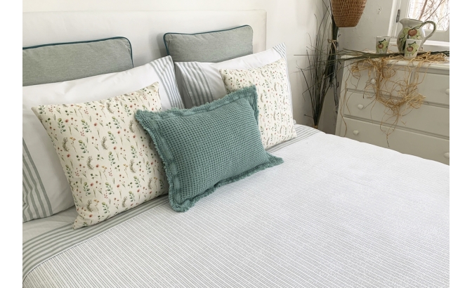 Couvre lit Roca vert