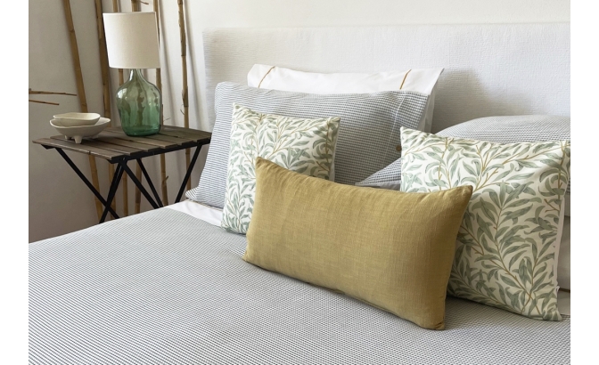 Green Detroit duvet bag set