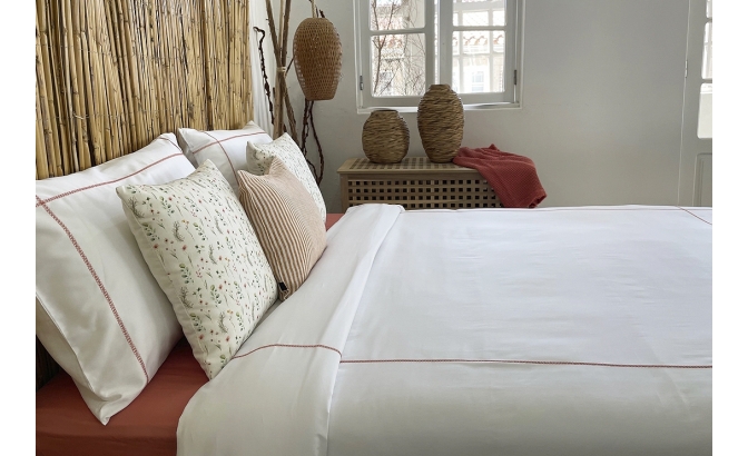 Cross brick duvet cover 300 threads