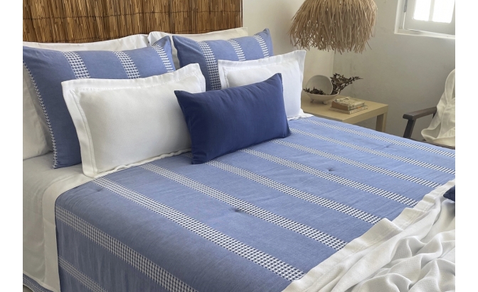 Duvet Genova blue
