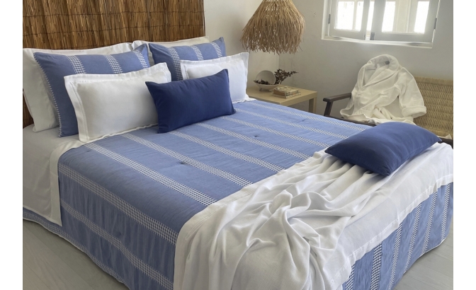 Duvet Genova blue