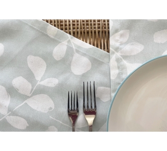 Placemat Folha seca verde