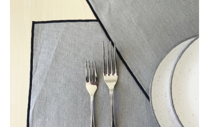 Placemat Borgo grey