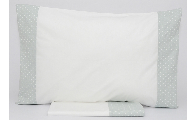 Drap de dessus avec oreillers percale...