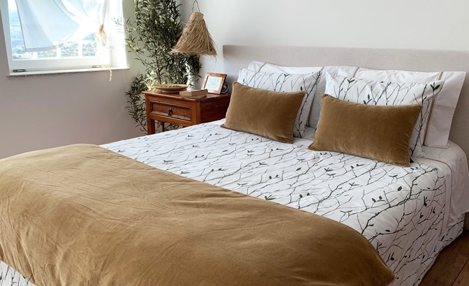 Duvet Funchal dark green