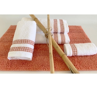 Génova white/salmon