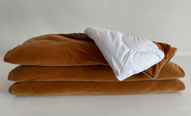 Plaid new dehli caramel