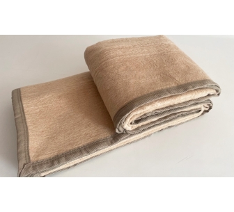Manta de cama camel