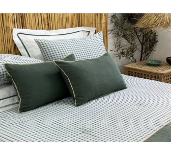 Duvet Vichy green
