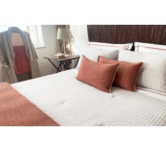 Duvet Vichy beige