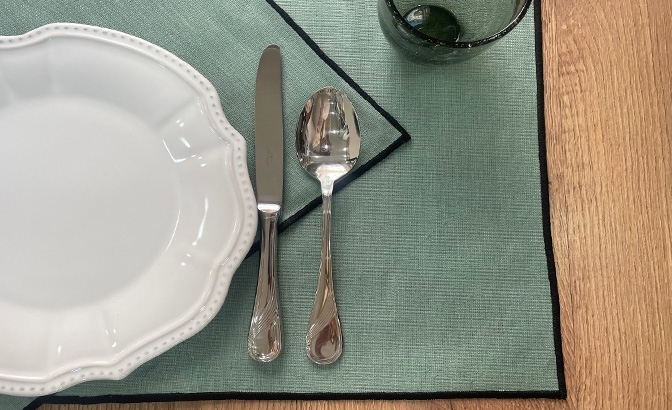 Set de table Borgo celadon