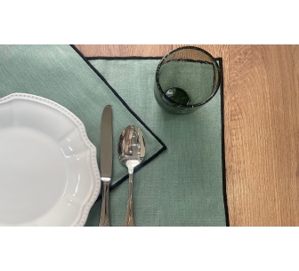 Placemat Borgo green