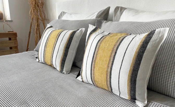 Conjunto saco edredão Toledo cinza