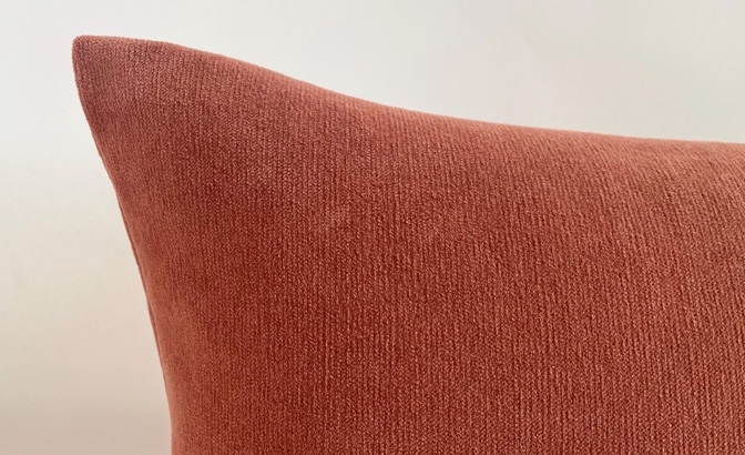 Almofada Velour telha