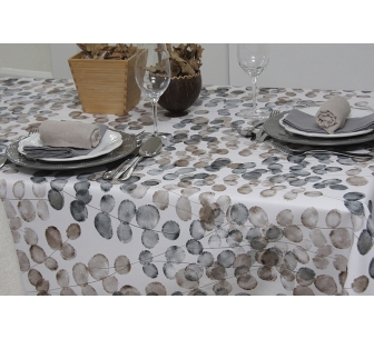 Tablecloth Balões taupe