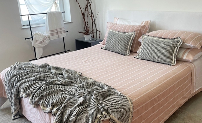 Set de housse de couette Bilbao brick