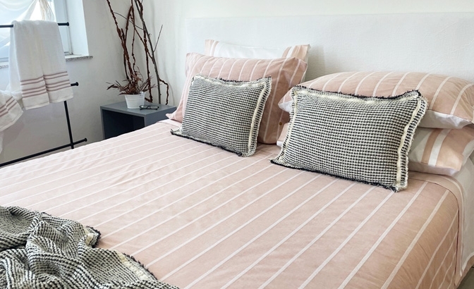 Set de housse de couette Bilbao brick