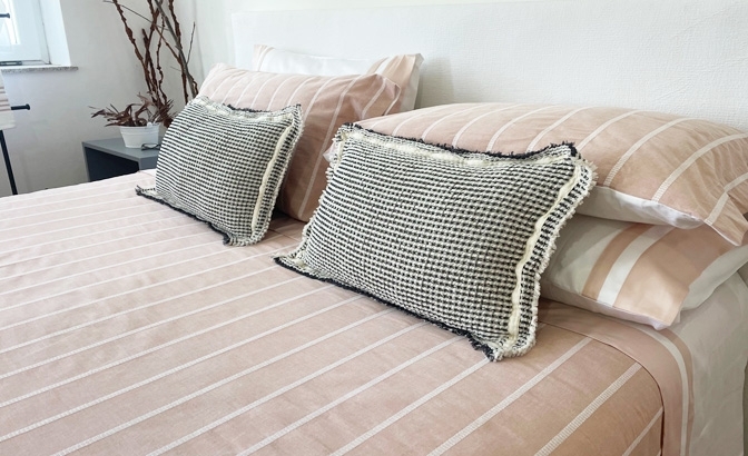 Set de housse de couette Bilbao brick