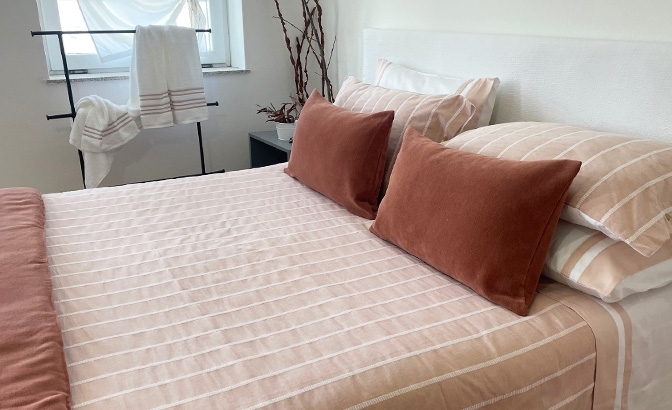 Set de housse de couette Bilbao brick